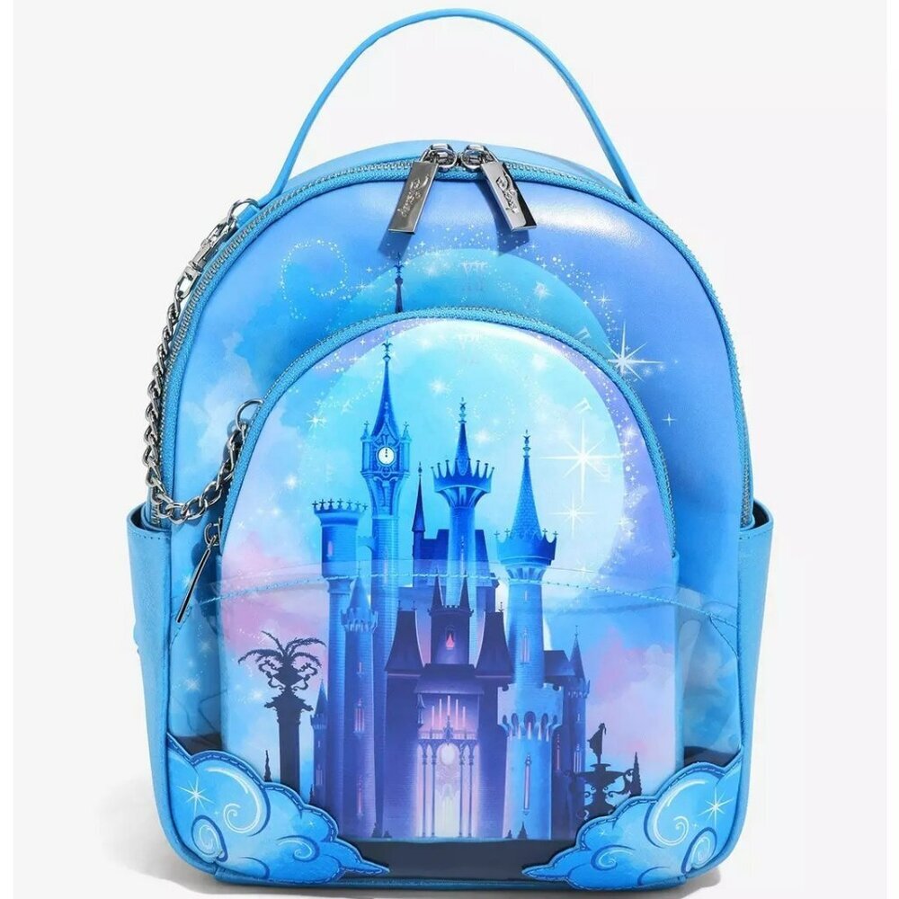 Danielle Nicole Disney Cinderella Night Time Castle Portrait Mini Backpa